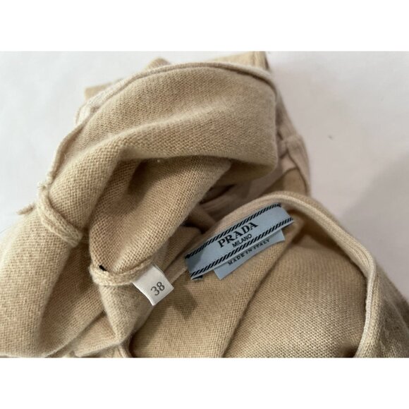 Prada Classic Cardigan in Tan - Picture 3 of 3